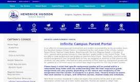 
							         Captain's Corner / Infinite Campus/Parent Portal - Hendrick Hudson ...								  
							    