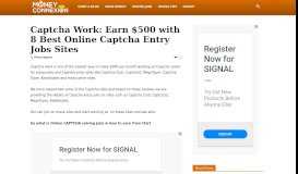 
							         Captcha Work: Earn $500 with 8 Best Online Captcha Entry ...								  
							    
