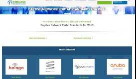
							         Captive Network Portal Standards for Wi-Fi - Wireless Broadband ...								  
							    