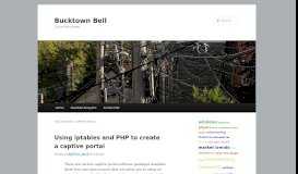 
							         captive portal | Bucktown Bell								  
							    