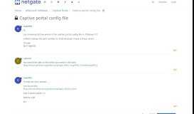
							         Captive portal config file | Netgate Forum								  
							    