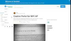 
							         Captive Portal for WiFi AP - Hackster.io								  
							    