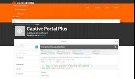 
							         Captive Portal Plus / Tickets / #10 pfS 2.3 Installation fails - SourceForge								  
							    