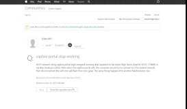 
							         captive portal stop working - Apple Community								  
							    