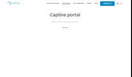 
							         Captive Portal | The landing page from your guest WiFi | Wifirst								  
							    