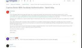 
							         Captive Portal With Facebook Authentication - Need Help | Netgate ...								  
							    