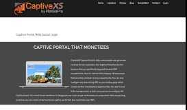 
							         Captive Portal With Social Login – CaptiveXS								  
							    