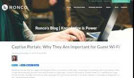 
							         Captive Portals: Why They Are Important for Guest Wi-Fi								  
							    