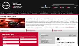 
							         Car Finance - Auto Loan, Car Lease, First Time Buyers ... - KH Nissan								  
							    