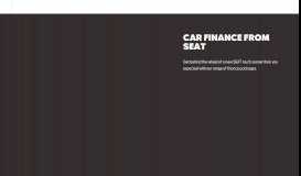 
							         Car Finance Options - Seat								  
							    