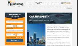 
							         Car Hire Perth | Burswood Car Rentals								  
							    