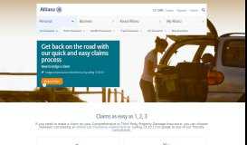 
							         Car Insurance Claim - Online Claims Form - Allianz Australia								  
							    