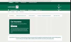 
							         Car Insurance | Get a Car Insurance Quote Today | Lloyds Bank								  
							    
