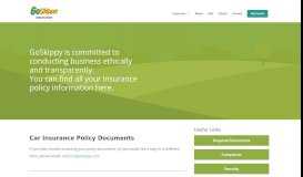
							         Car Insurance Policy Documents – GoSkippy								  
							    