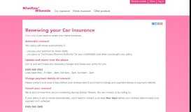 
							         Car Insurance Renewal | Sheilas' Wheels								  
							    