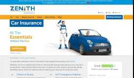 
							         Car Insurance - Zenith Insurance								  
							    