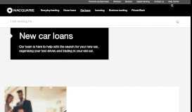 
							         Car Loans | Macquarie - Macquarie Group								  
							    