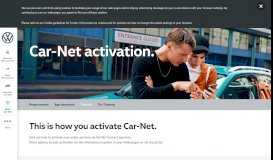 
							         Car-Net activation via the portal, your infotainment system and your app								  
							    