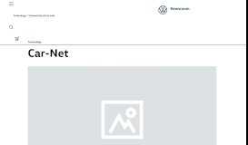 
							         Car-Net | Volkswagen Newsroom								  
							    