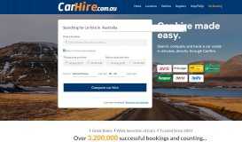 
							         Car Rental Australia - Compare Deals at CarHire.com.au								  
							    