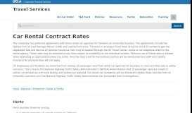 
							         Car Rental Contract Rates | UCLA Travel Services								  
							    