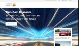 
							         Car safety and security | Thatcham Research, the motor insurers ...								  
							    