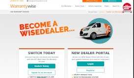 
							         Car Warranty Dealer | WiseDealer | Warrantywise								  
							    