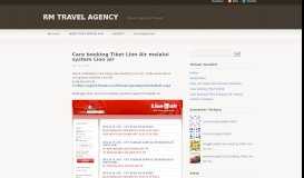 
							         Cara booking Tiket Lion Air melalui system Lion air | RM TRAVEL ...								  
							    