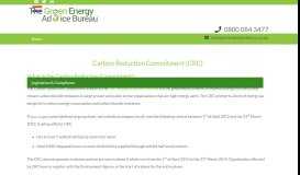 
							         Carbon Reduction Commitment (CRC) | The Green Energy Advice ...								  
							    