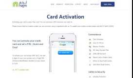 
							         Card Activation | Najm								  
							    