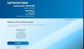 
							         Card Service Center: Card Account								  
							    