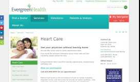 
							         Cardiac Services & Heart Care | Kirkland, WA | EvergreenHealth								  
							    