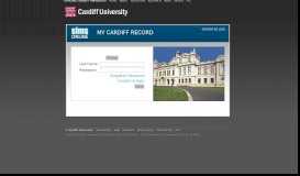 
							         Cardiff University Student Information Management System - SIMS								  
							    