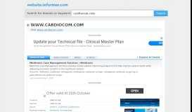 
							         cardiocom.com at WI. Medtronic Care Management Services ...								  
							    