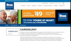 
							         Cardiology Lebanon, Indiana (IN), Witham Health Services								  
							    