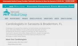 
							         Cardiology Sarasota & Bradenton, FL | Intercoastal Medical Group								  
							    