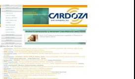 
							         Cardoza and Company, Inc. News - Cardoza and Company, Inc. Home								  
							    