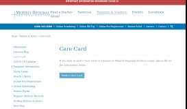 
							         Care Card | Moberly Regional Medical Center | Moberly, MO								  
							    