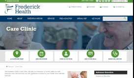
							         Care Clinic | Hospital in Frederick County - Frederick Memorial Hospital								  
							    