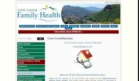 
							         Care Coordination: Coös County Family Health Services								  
							    