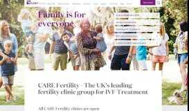 
							         CARE Fertility | The UK's Leading IVF & Private Fertility Clinic								  
							    