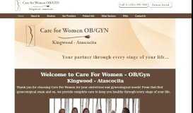 
							         Care for Women Ob/Gyn – Ob/Gyn practice servicing women in ...								  
							    