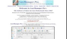 
							         Care Manager Pro								  
							    