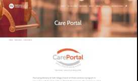 
							         Care Portal – Faith Village Church of Christ								  
							    