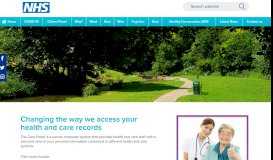 
							         Care Portal :: Lincolnshire STP								  
							    