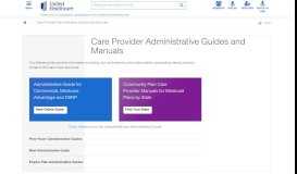 
							         Care Provider Administrative Guides and Manuals | UHCprovider.com								  
							    