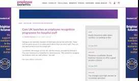 
							         Care UK launches online benefits portal - Employee Benefits								  
							    