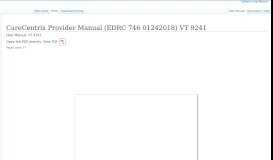 
							         CareCentrix Provider Manual (EDRC 746 01242018) VT 9241								  
							    
