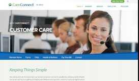 
							         CareConnect Customer Care | CareConnect								  
							    
