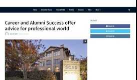 
							         Career and Alumni Success offer advice for professional world - SCAD ...								  
							    